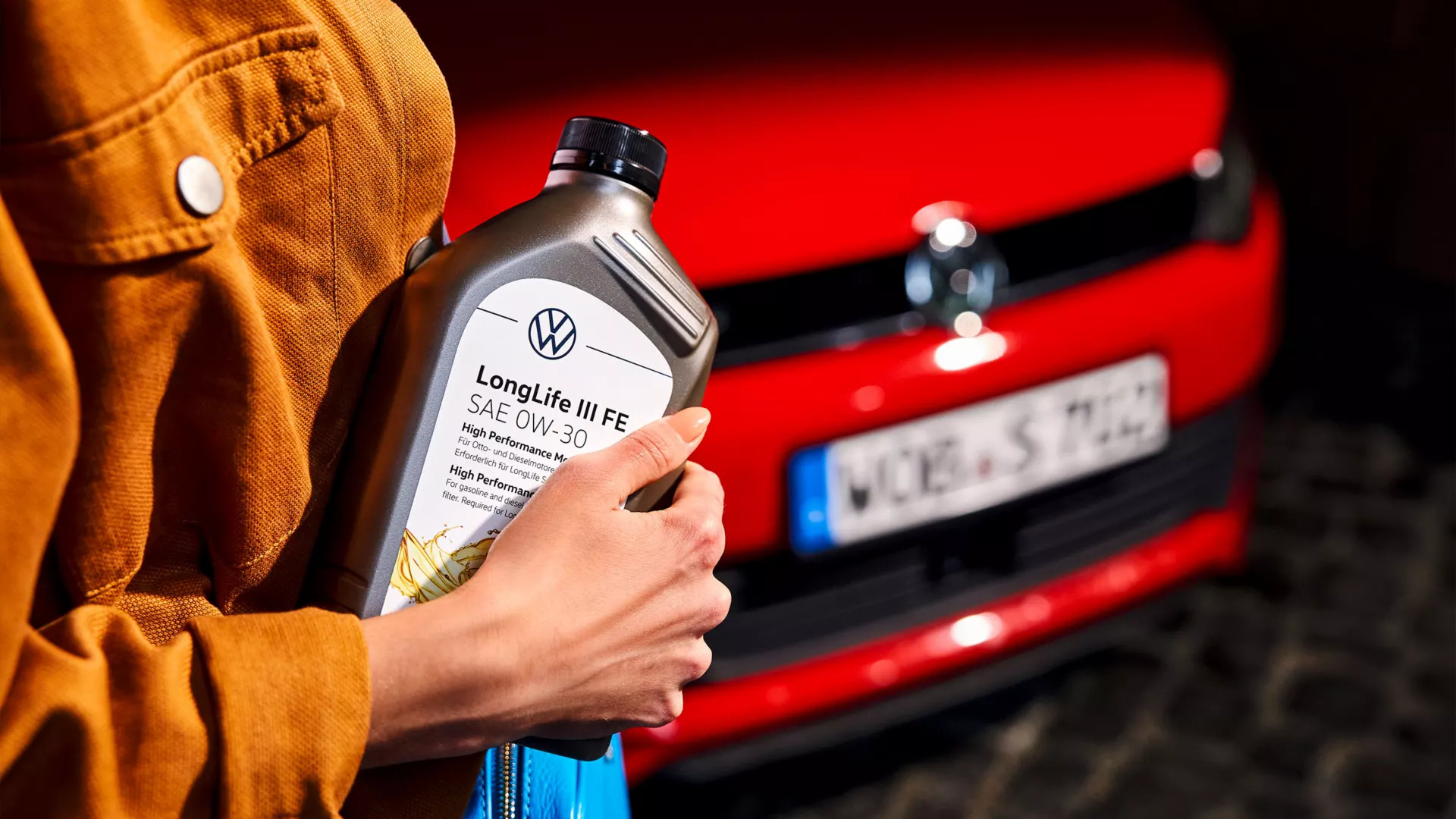 A Volkswagen oil service