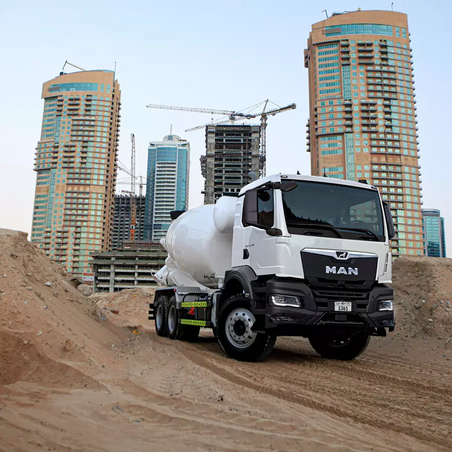 MAN construction vehicles & truck mixers: Stand their ground – on any terrain
