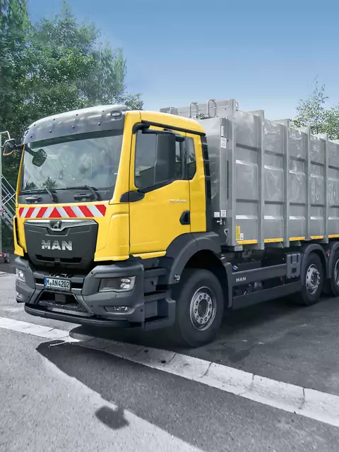 MAN refuse collector vehicles (rear loader)