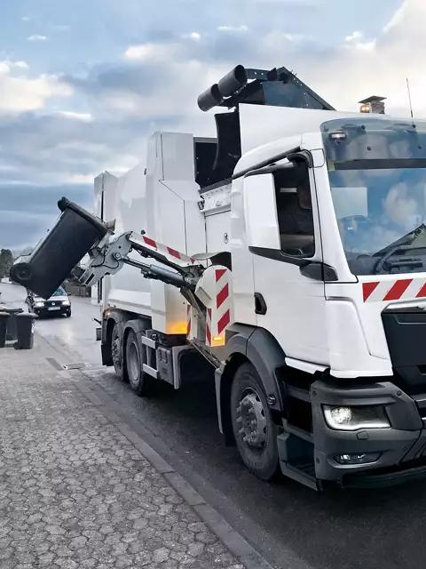 MAN refuse collector vehicles (side loader)
