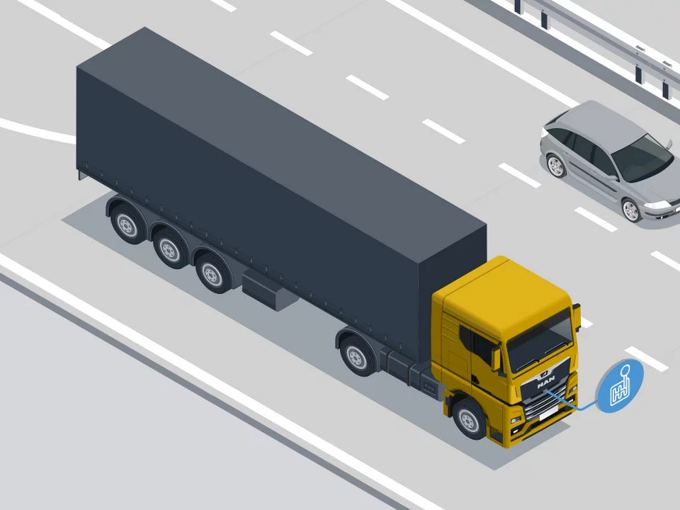 Semi-automatic manual gearbox: MAN TipMatic