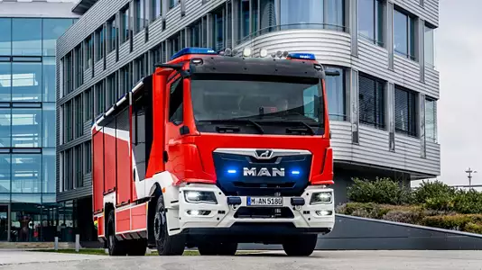 Fire service and emergency services vehicles