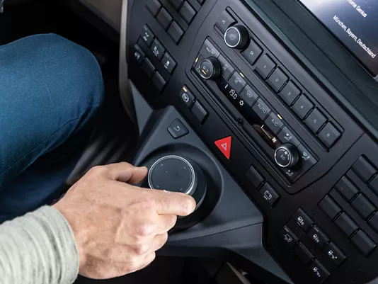 Navigation via MAN SmartSelect.