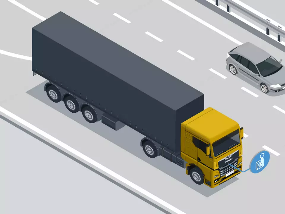 Semi-automatic manual gearbox: MAN TipMatic